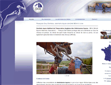 Tablet Screenshot of equus-dentiste-equin.com